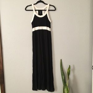 Athleta black and white dress